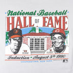 MLB (Stedman) - National Baseball Hall Of Fame Jim Palmer and Joe Morgan T-Shirt 1990 Large Vintage Retro Baseball