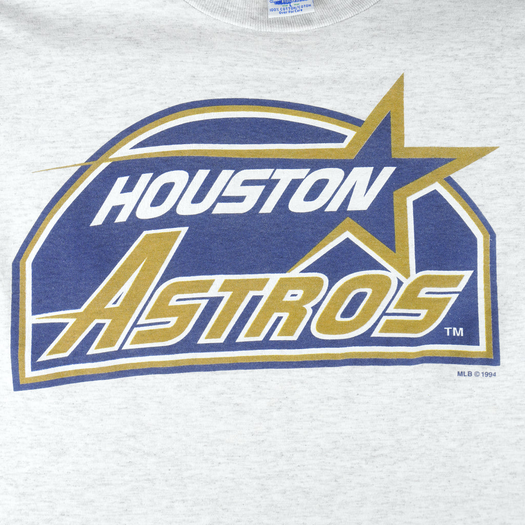 MLB (Salem) - Houston Astros Single Stitch T-Shirt 1994 Large Vintage Retro Baseball