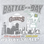 Starter - San Francisco Giants VS Oakland Athletics Bay's Ball T-Shirt 1989 Large Vintage Retro Baseball