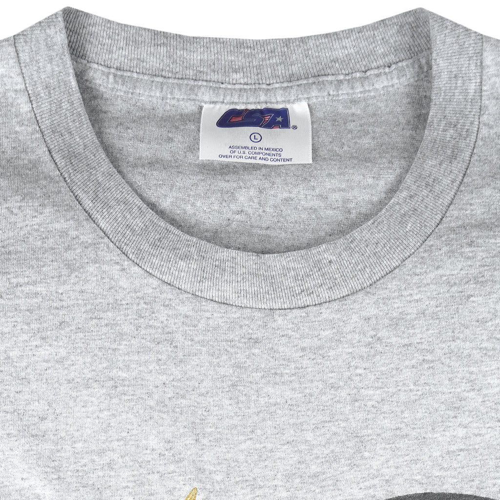 MLB (CSA) - Baltimore Orioles Helmet Single Stitch T-Shirt 1999 Large