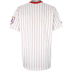 MLB (Russell Athletic) - Philadelphia Phillies Pinstripe Jersey 1994 X-Large Vintage Retro Baseball