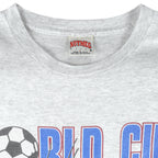 Vintage (Nutmeg) - World Cup USA Striker Pup Mascot Single Stitch T-Shirt 1994 Large Vintage Retro