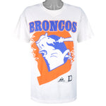 NFL (Apex One) - Denver Broncos Spell-Out T-Shirt 1994 Large