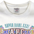 NFL - New England Patriots Super Bowl T-Shirt 1997 Large Vintage Retro Football