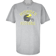 Nike - Michigan Wolverines Football T-Shirt 1990s Large Vintage Retro Football College