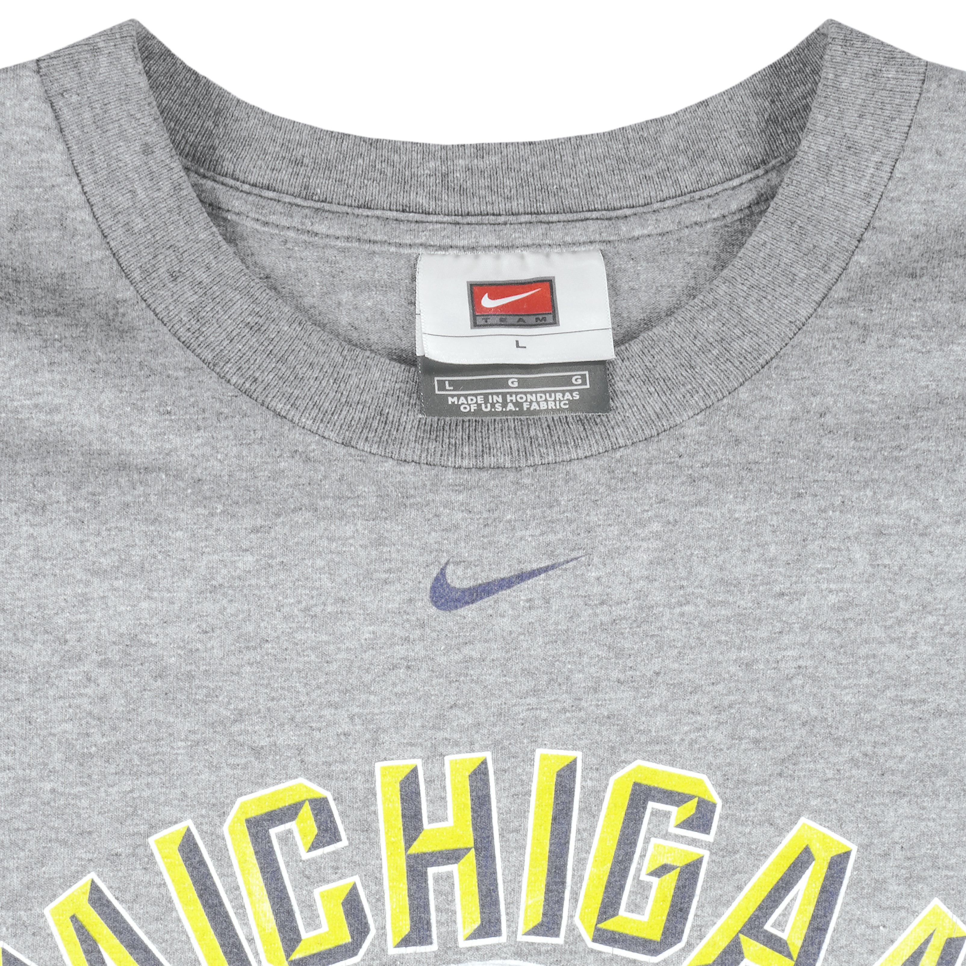 Nike - Michigan Wolverines Football T-Shirt 1990s Large Vintage Retro Football College