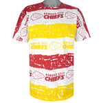 NFL (Hanes) - Kansas City Chiefs All Over Print T-Shirt 1990s Large