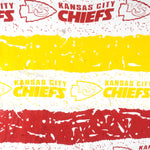 NFL (Hanes) - Kansas City Chiefs All Over Print T-Shirt 1990s Large Vintage retro football