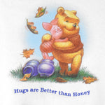 Disney - Winnie The Pooh Hugs Are Better Than Honey Crew Neck Sweatshirt 1990s Medium Vintage Retro