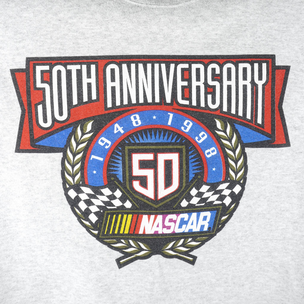 NASCAR (Tultex) - 50th Anniversary Crew Neck Sweatshirt 1998 XX-Large Vintage Retro