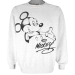Disney - Mickey Mouse Crew Neck Sweatshirt 1990s Large