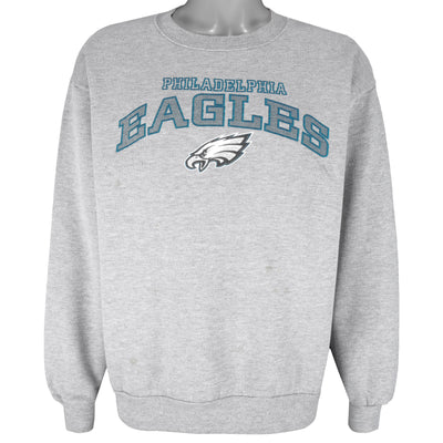 NFL (CSA) - Philadelphia Eagles Crew Neck Sweatshirt 1990s Large