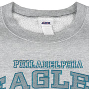 NFL (CSA) - Philadelphia Eagles Crew Neck Sweatshirt 1990s Large Vintage Retro Football