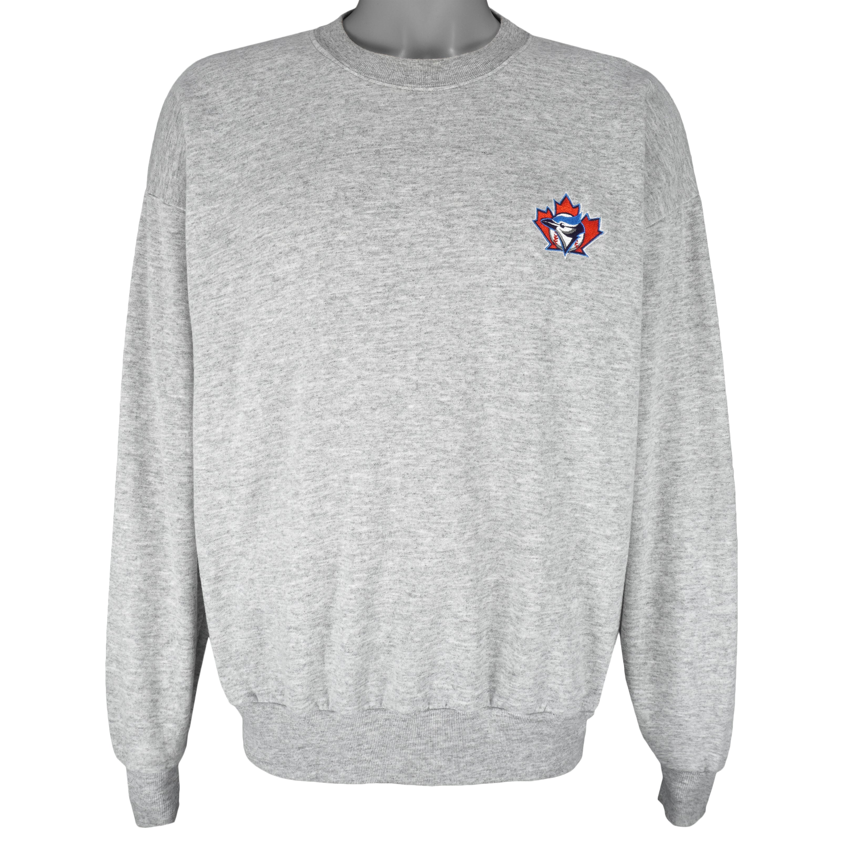 MLB (The Home Game) - Toronto Blue Jays Crew Neck Sweatshirt 1990s Large Vintage Retro Baseball