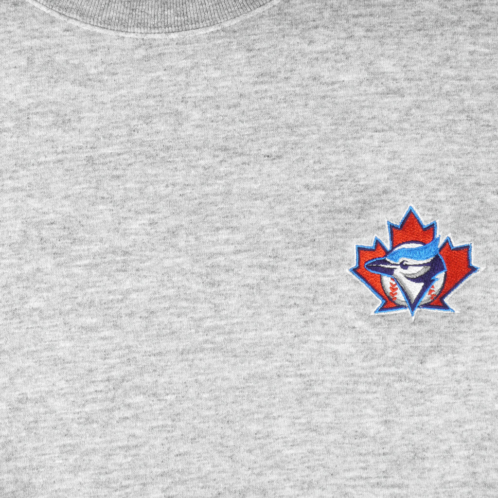 MLB (The Home Game) - Toronto Blue Jays Crew Neck Sweatshirt 1990s Large Vintage Retro Baseball