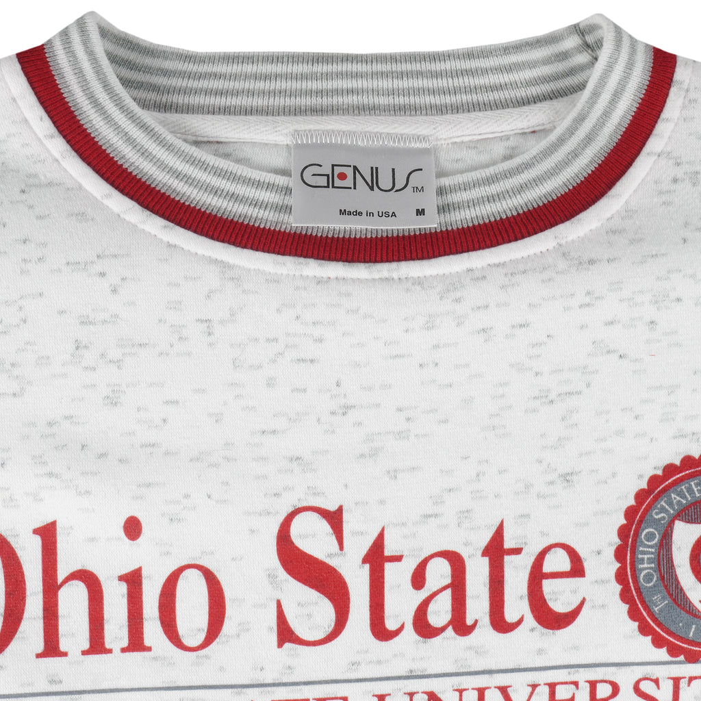 NCAA (Genus) - Ohio State University Crew Neck Sweatshirt 1990s Medium Vintage Retro Football College