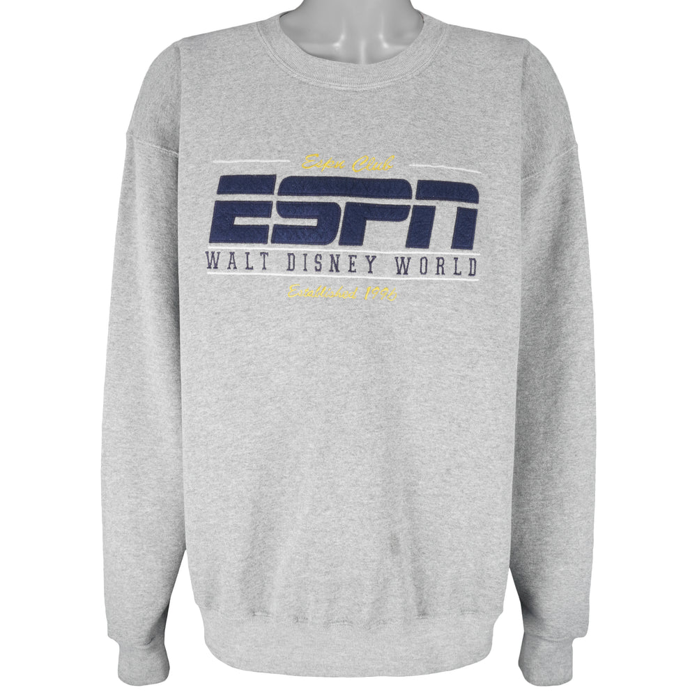 Vintage - ESPN Walt Disney World Embroidered Sweatshirt 1990s XX-Large Vintage Retro