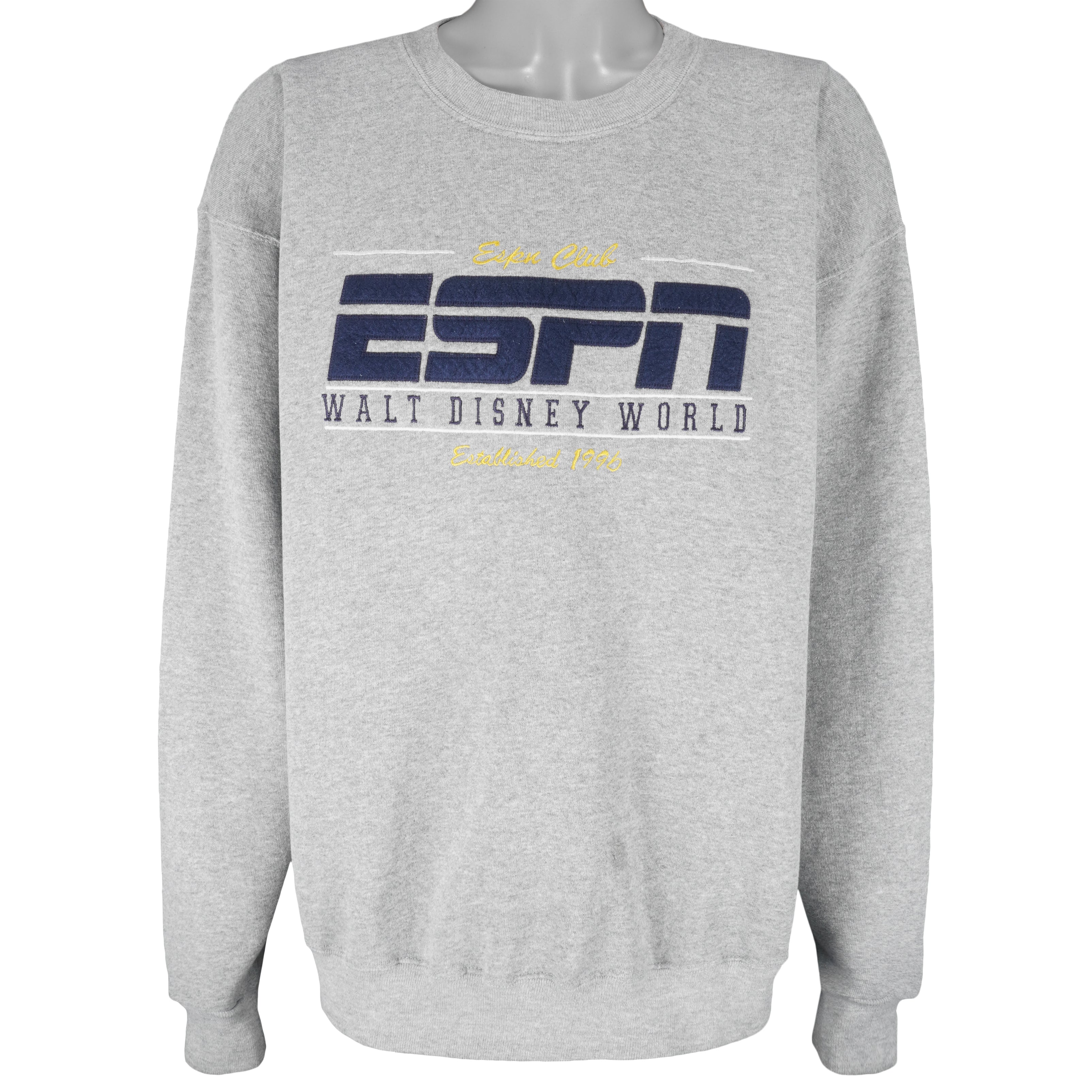 Vintage - ESPN Walt Disney World Embroidered Sweatshirt 1990s XX-Large Vintage Retro