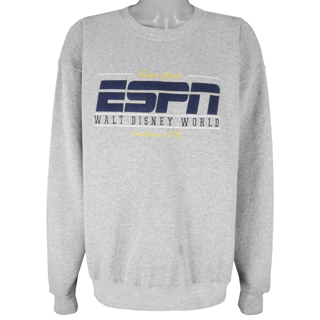 Vintage - ESPN Walt Disney World Embroidered Sweatshirt 1990s XX-Large Vintage Retro