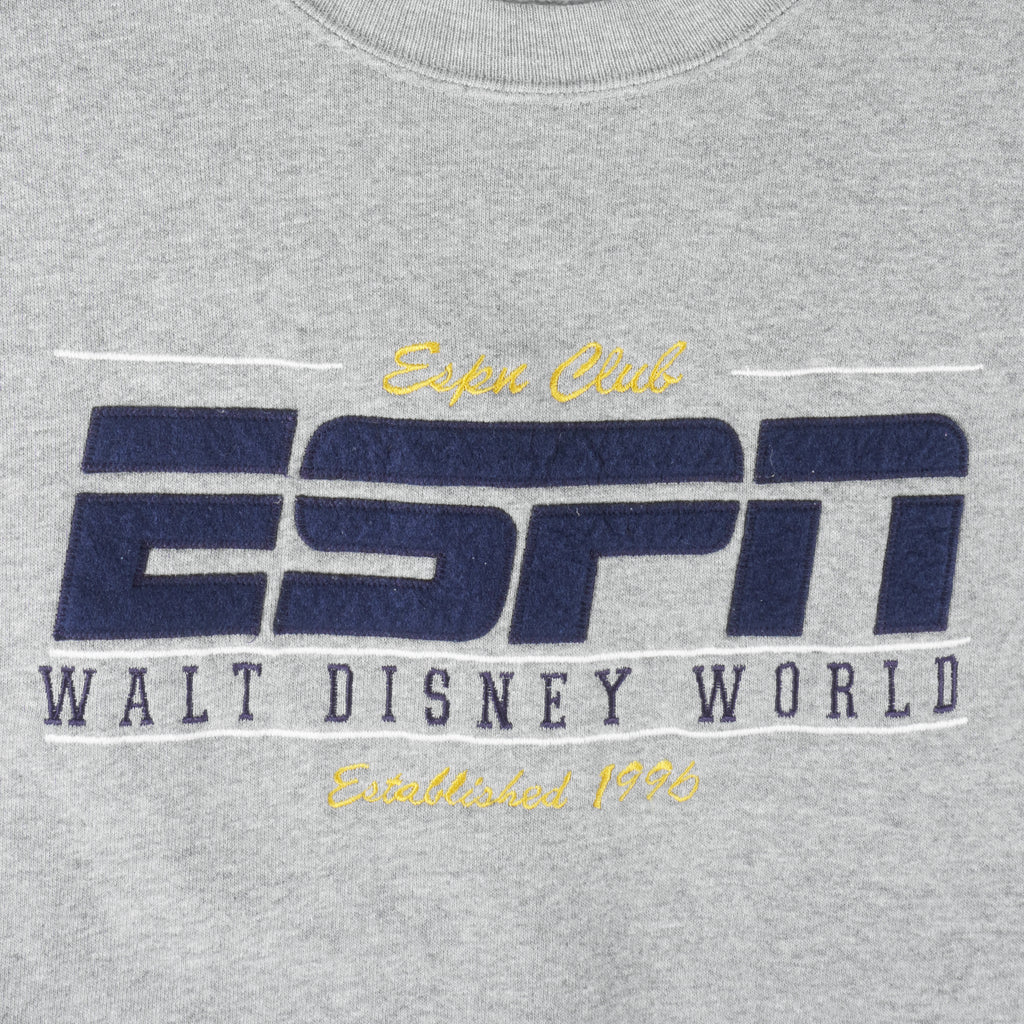 Vintage - ESPN Walt Disney World Embroidered Sweatshirt 1990s XX-Large Vintage Retro
