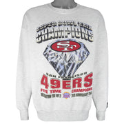 Starter - San Francisco 49ers 5 Time Champions Diamond Sweatshirt 1994 X-Large Vintage Retro Football