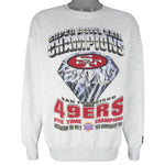Starter - San Francisco 49ers 5 Time Champions Diamond Sweatshirt 1994 X-Large Vintage Retro Football