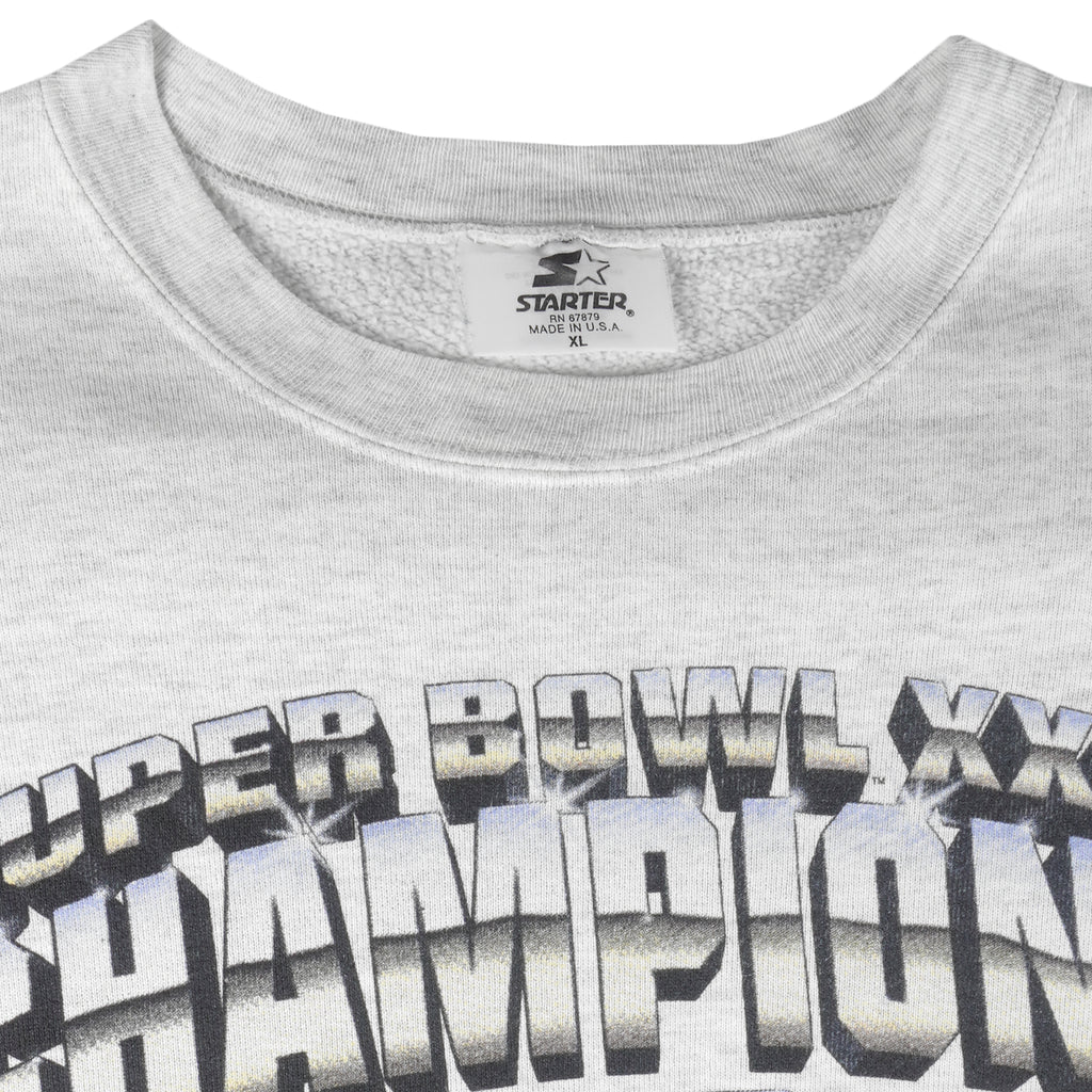Starter - San Francisco 49ers 5 Time Champions Diamond Sweatshirt 1994 X-Large Vintage Retro Football