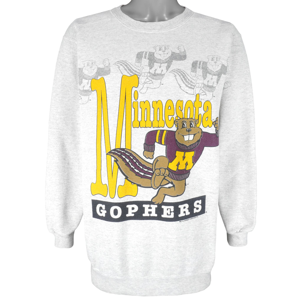 NCAA (Santee) - Minnesota Gophers Crew Neck Sweatshirt 1990s Medium Vintage Retro Football College