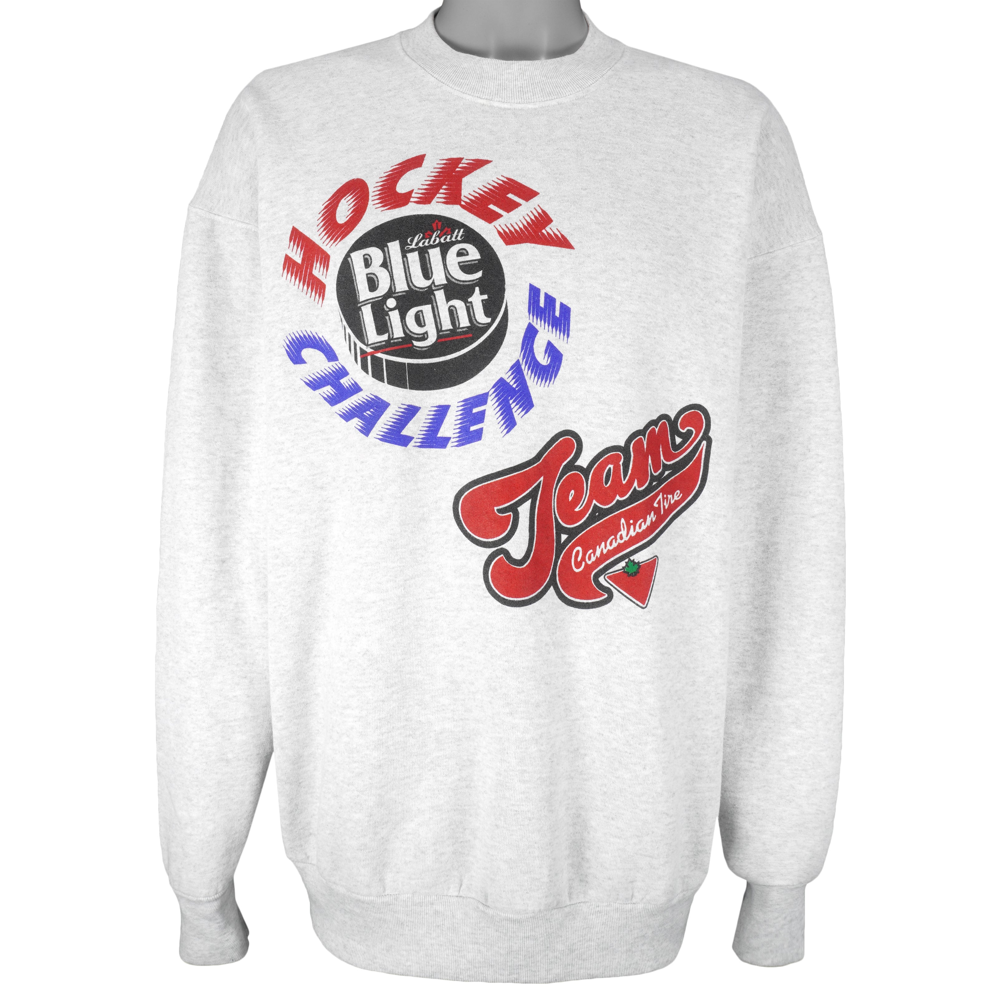 NHL (CGW) - Labatt Blue Hockey Challenge Team Canadian Sweatshirt 1990s XX-Large Vintage Retro Hockey