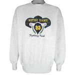 NCAA (Midwest) - Notre Dame Fighting Irish Embroidered Sweatshirt 1990s X-Large
