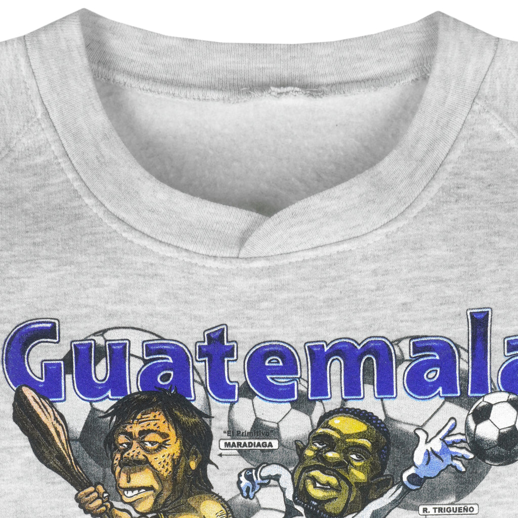 Vintage - Guatemala National Football Team Crew Neck Sweatshirt 2004 X-Large Vintage Retro