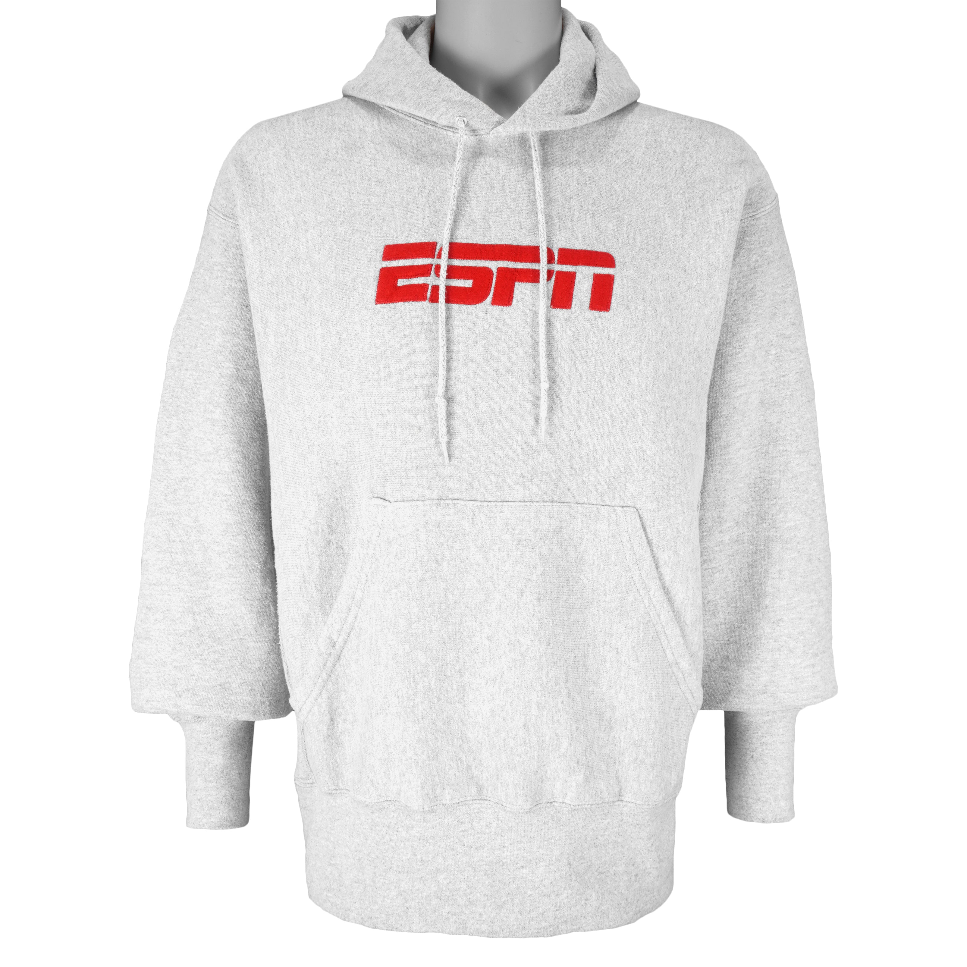 Vintage (Lee) - Grey ESPN Collection Crew Neck Sweatshirt 1990s Large