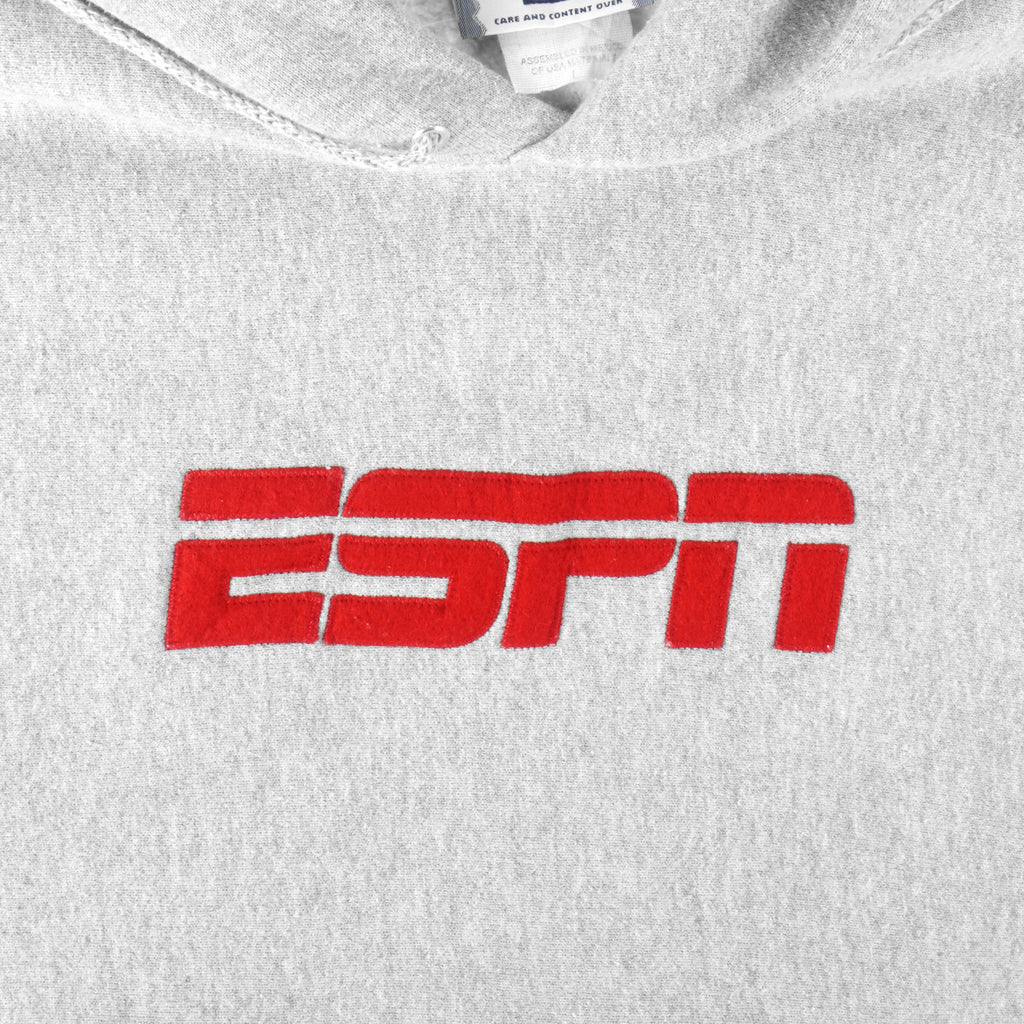 Vintage (Lee) - Grey ESPN Collection Crew Neck Sweatshirt 1990s Large