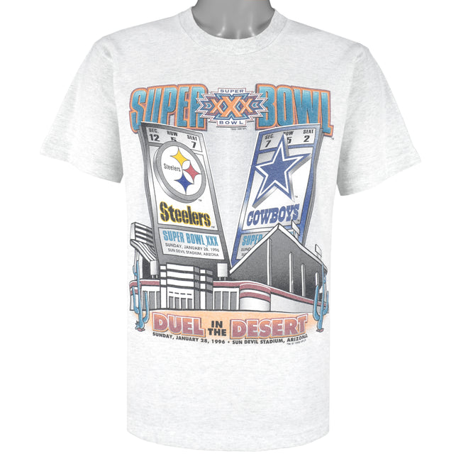 NFL 1996年 スーパーボウル Tシャツ カウボーイズ スティーラーズ Vintage NFL (Pro Player) - Cowboys VS Steelers Super Bowl