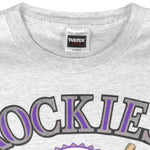 MLB (Tultex) - Colorado Rockies Single Stitch T-Shirt 1993 X-Large Vintage Retro Baseball