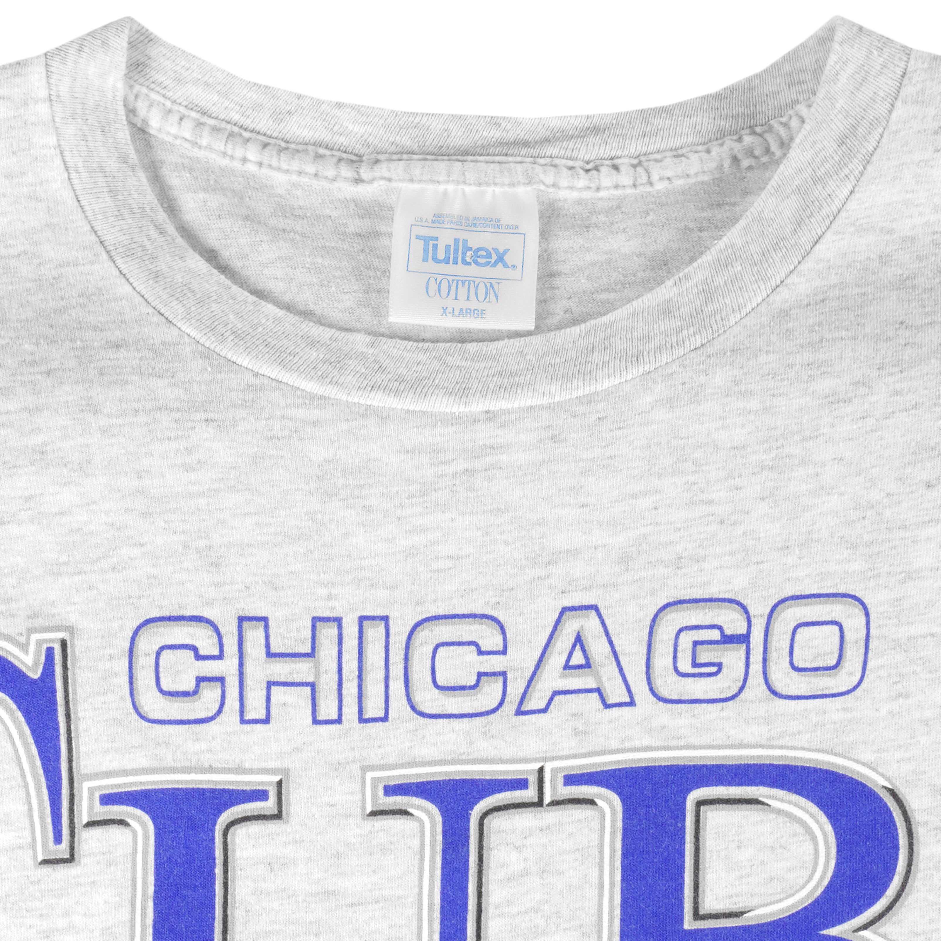 MLB (Tultex) - Chicago Cubs Single Stitch T-Shirt 1992 X-Large Vintage Retro Baseball