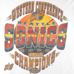 NBA (Gildan) - Seattle SuperSonics Finals T-Shirt 1996 Large Vintage Retro Basketball