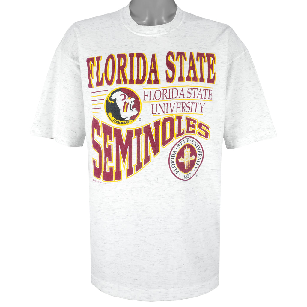 NCAA - Florida State Seminoles Single Stitch T-Shirt 1991 XX-Large Vintage Retro Football College