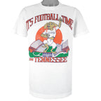 NCAA - Tennessee Volunteers It's Football Time Single Stitch T-Shirt 1990s Large Vintage Retro Football College
