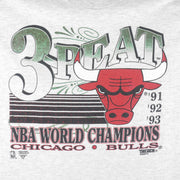 NBA - Chicago Bulls World Champions 3-Peat T-Shirt 1993 Medium