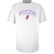 NBA (Competitor) - Phoenix Suns Embroidered T-Shirt 1990s Large Vintage Retro Basketball
