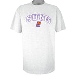 NBA (Competitor) - Phoenix Suns Embroidered T-Shirt 1990s Large Vintage Retro Basketball
