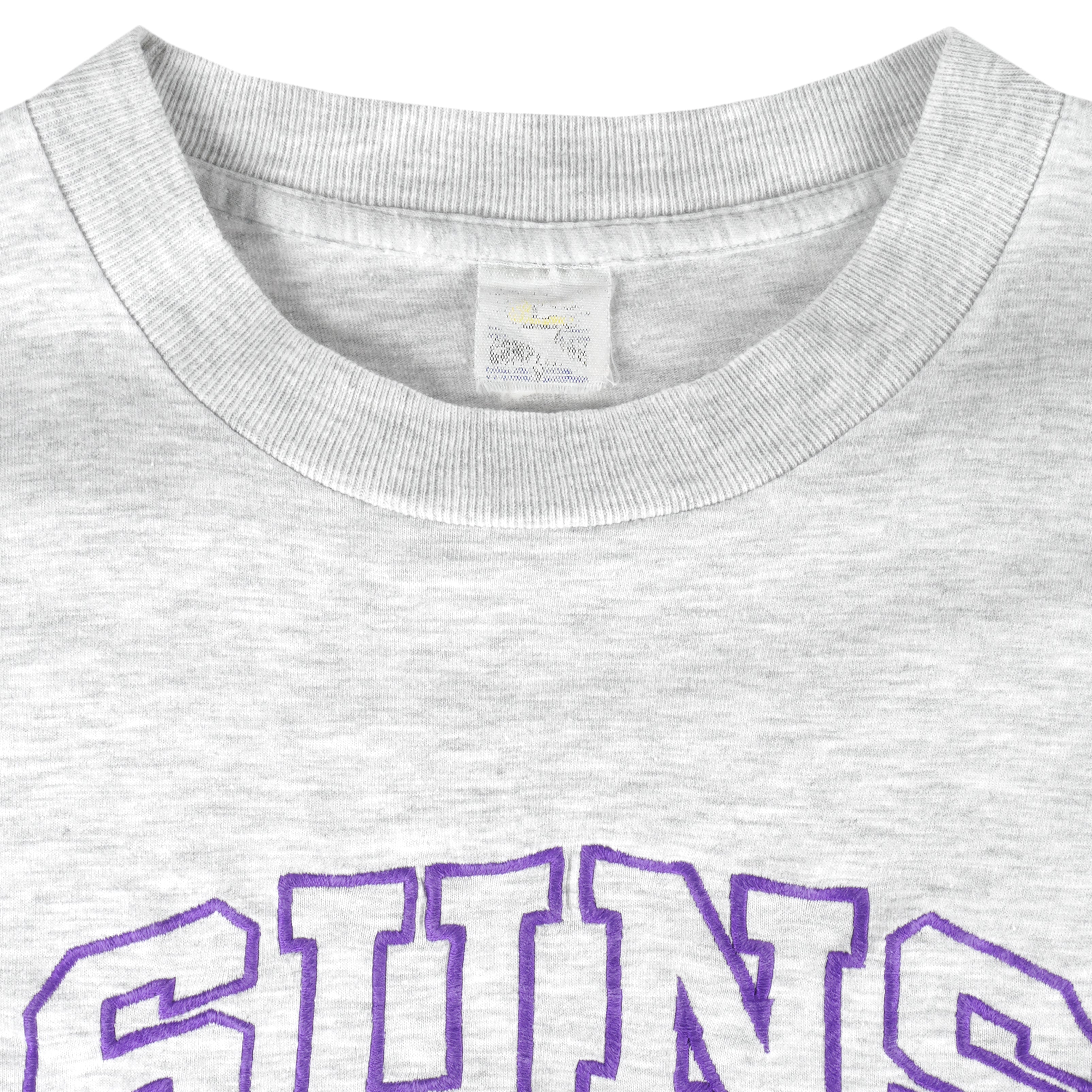 NBA (Competitor) - Phoenix Suns Embroidered T-Shirt 1990s Large Vintage Retro Basketball