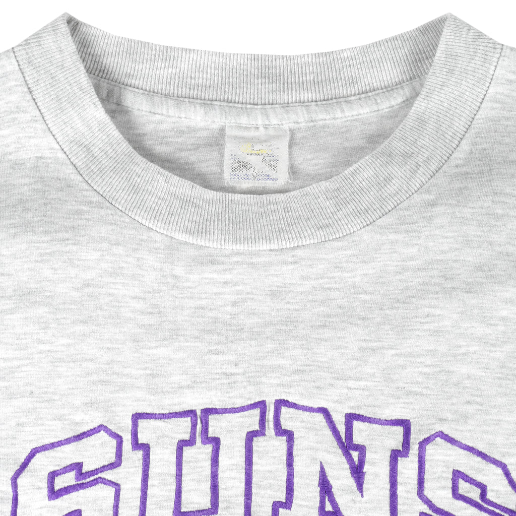 NBA (Competitor) - Phoenix Suns Embroidered T-Shirt 1990s Large Vintage Retro Basketball