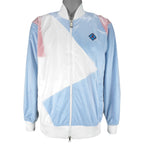 Jordan - Blue Jumpman Zip-Up Windbreaker 2000s Medium Vintage Retro