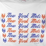 MLB (Nutmeg) - New York Mets Single Stitch Long T-Shirt 1990s XX-Large Vintage Retro Baseball