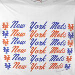 MLB (Nutmeg) - New York Mets Single Stitch Long T-Shirt 1990s XX-Large Vintage Retro Baseball