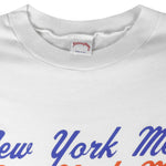 MLB (Nutmeg) - New York Mets Single Stitch Long T-Shirt 1990s XX-Large Vintage Retro Baseball