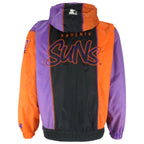Starter - Phoenix Suns Embroidered Hooded Pullover Jacket 1990s Large Vintage Retro Basketball