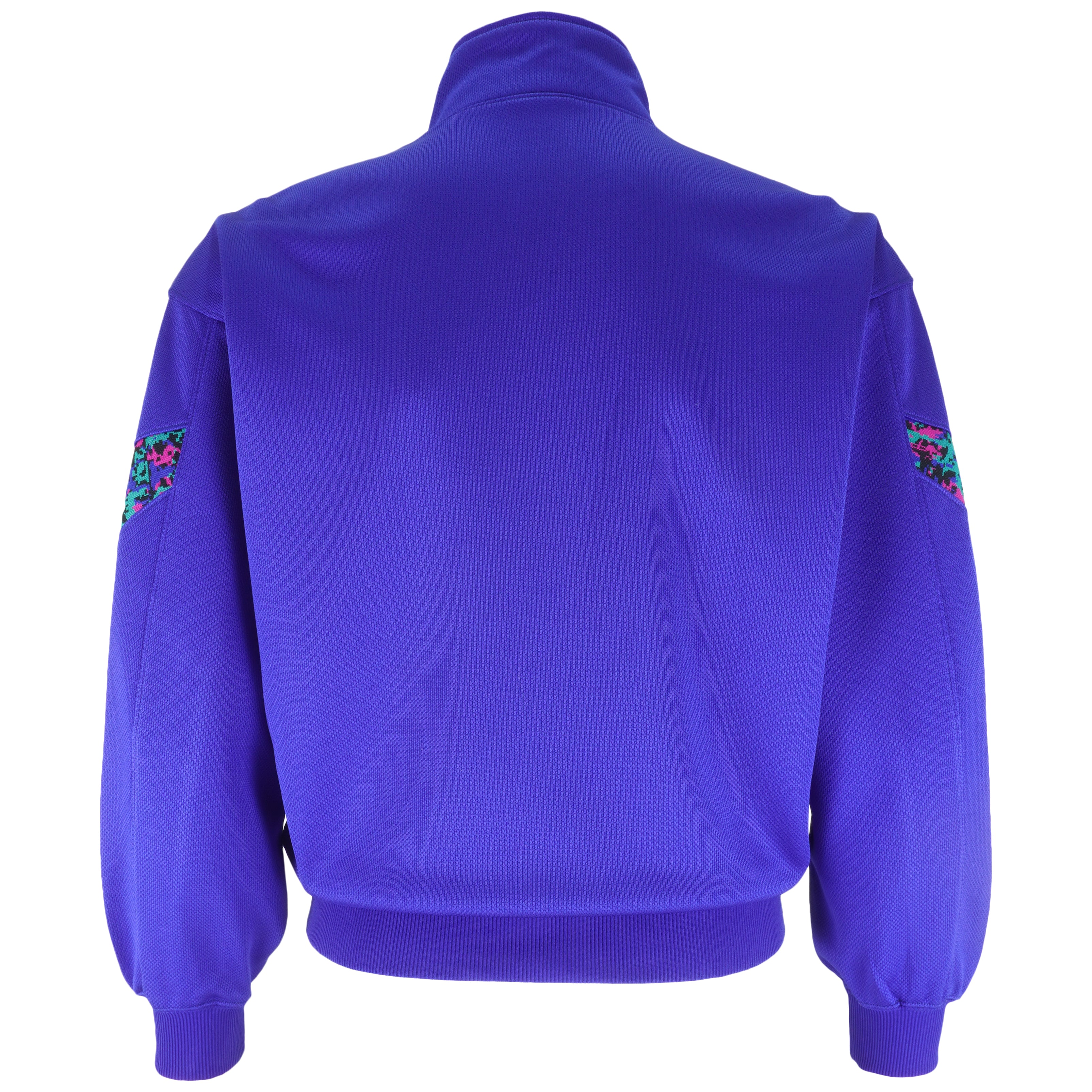 Kappa - Blue Embroidered Japanese Style Track Jacket 1990s Medium Vintage Retro